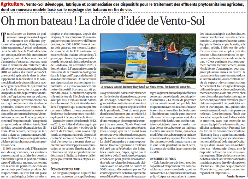 article ecobang navi