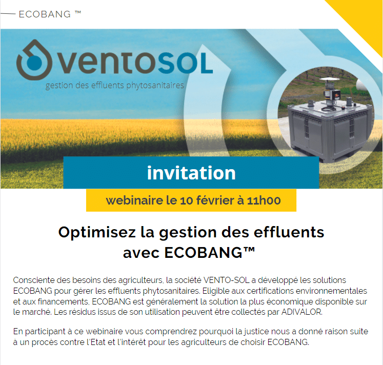 communiqué de presse - invitation ecobang