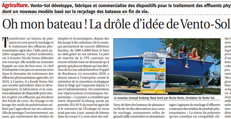 article ecobang navi